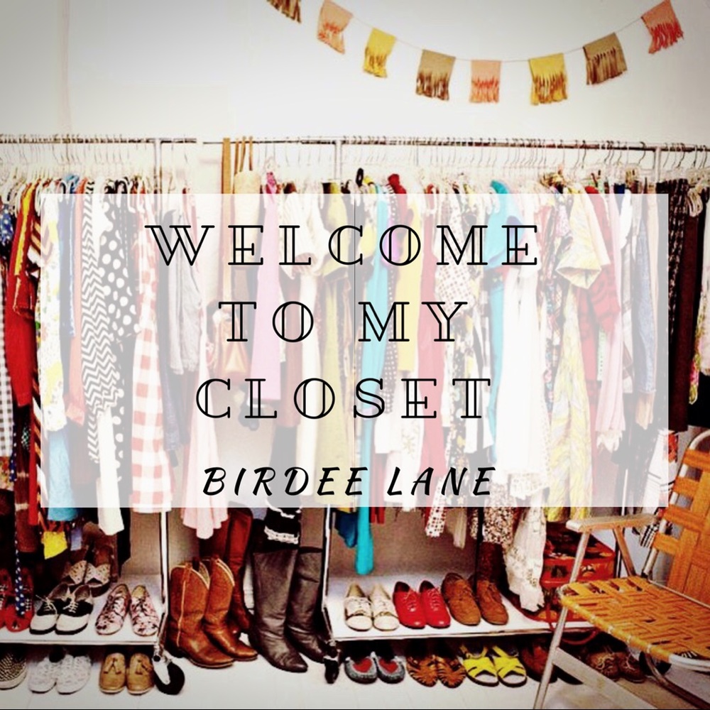 Welcome to my closet!